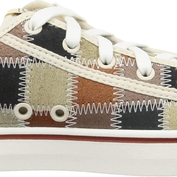 Women's Upcycled Leather Sneakers casual slip-on lightweight eco-friendly - Picture 6 of 7